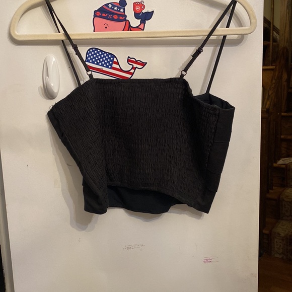 Ruby and Jenna Black Crop Top - Picture 2 of 3